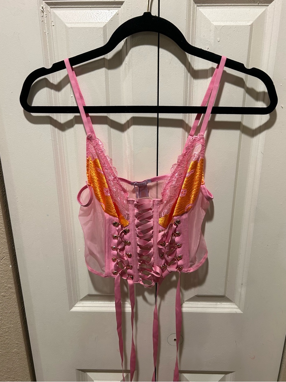 NWT Savage x Fenty Laced Up Strappy Cami , Large - Picture 6 of 10